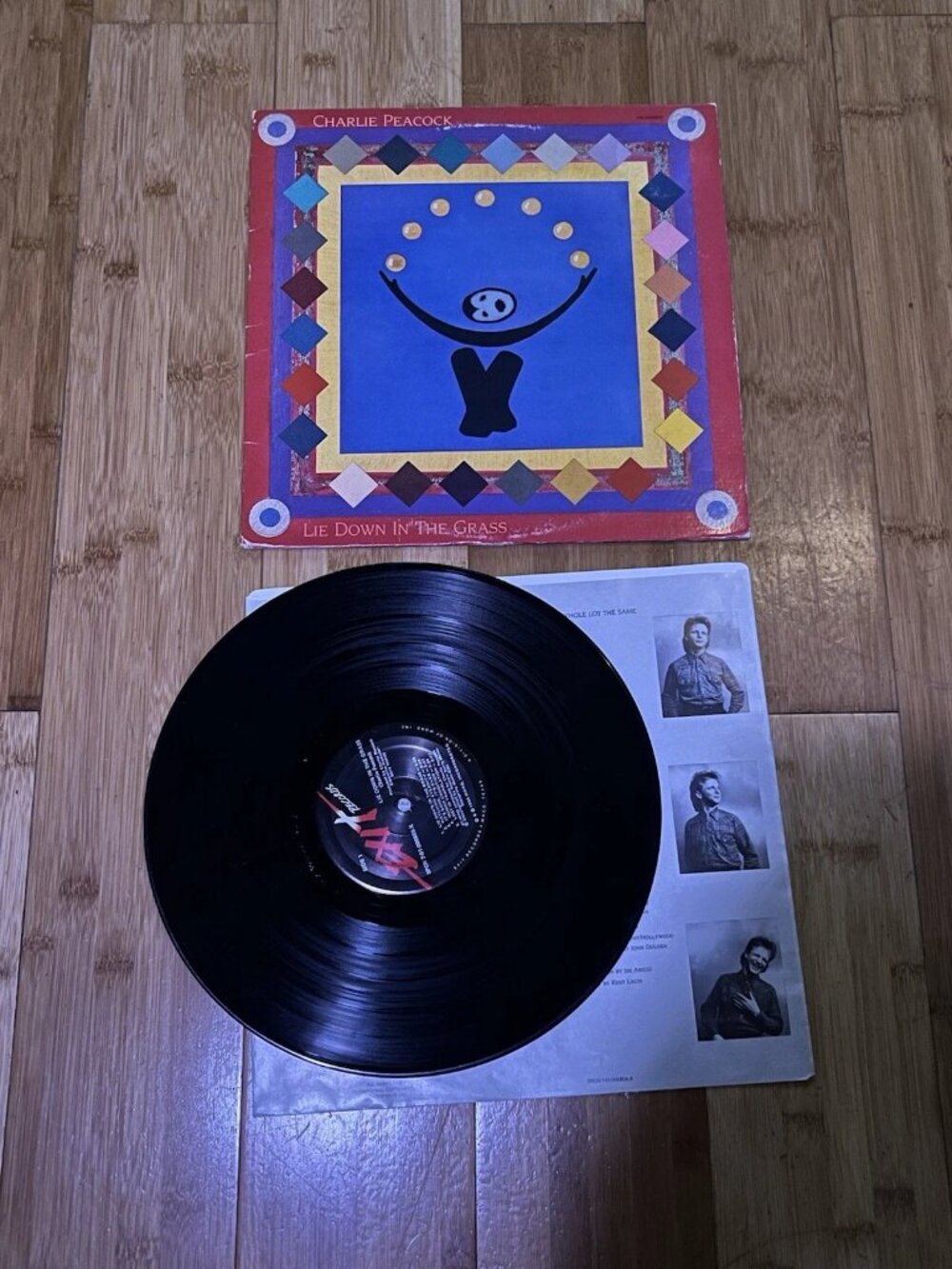 Charlie Peacock Lp Lie Down In The Grass Christian New Wave Vinyl Record 1984